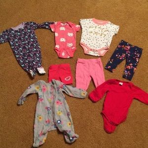 8 pieces for newborn. All in great shape, hardly worn.